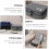 Multi Function Canvas Storage Pouch Capacity Cable and Power Bank Organizer Bag 2