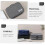 Multi Function Canvas Storage Pouch Capacity Cable and Power Bank Organizer Bag 5