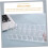 2Pcs Transparent Cable Storage Box Set with 8 Compartments Multi Function Household 4
