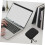 Ergonomic 1 Pc Data Cable Pouch Storage Container Pockets Black for Electronics 4