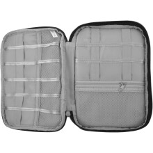 Cable Storage Bag Large Capacity Cables Storage Bag Digital Accessories Organizer Zipper Pouch for Travel Office Black
