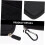 Ergonomic 1 Pc Data Cable Pouch Storage Container Pockets Black for Electronics 3