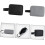Cable Organiser Ba Storage Bag 2 Pack Multi-function Accessories Storage Pouch for Travel Black 5