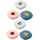 Portable Data Cable Storage Box Set 6 Pack Rotating for Mobile Phone Cables and Headsets 1
