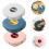 Portable Data Cable Storage Box Set 6 Pack Rotating for Mobile Phone Cables and Headsets 5