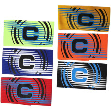 Elastic Soccer Captain Armband 6pcs Wear-resistant Captain Band for Team Sports Easy to Wear