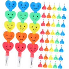 25pcs Pencil Balance Scale for Classroom Chinese Painting Brush Pen Stackable Colored Pencils