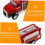Engineering Vehicle Model Construction Vehicle Engineering Vehicle Firefighter Excavator Car Fire Trucks Firetrucks Steam Plastic 8