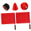 5 Pcs Competition Referee Flag Match Waving Flag Referee Match Signal Flags Referee Flag Flags 8