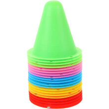 Football Training Cones 5 Color Skating Cones with Bucket Sign for Outdoor Activities