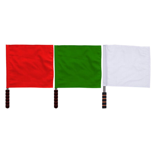 3 Pcs School Sports Referee Flags Multi-functional Signal Flags Lightweight Portable Handheld Flags