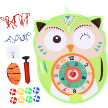 1Set Cartoon Double Sided Board for Interactive Throwing with Sticky Balls Fun Board Game for Basketball Target