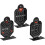 Metal Shooting Targets 3 Pack Rotatable Resetting Sturdy Construction Accurate Practice Targets for Training 1