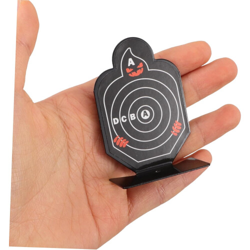 Metal Shooting Targets 3 Pack Rotatable Resetting Sturdy Construction Accurate Practice Targets for Training 2