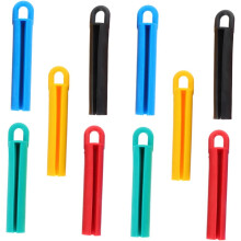 Supple Cue Hanger Billiards Cue Stick Hangers 10pcs Random Color Pool Cue Storage Holders