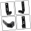Rack Mounted Barbell Storage Wall Barbell Holder J Hooks for Easy Install 6
