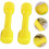 2pcs Plastic Dumbbells for Kindergarten Morning Exercise Lightweight Exercise Barbells 8
