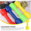2pcs Plastic Dumbbells for Kindergarten Morning Exercise Lightweight Exercise Barbells 4