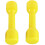 2pcs Plastic Dumbbells for Kindergarten Morning Exercise Lightweight Exercise Barbells 1
