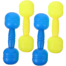 2 Pair Boys and Girls Dumbbells Interactive Exercise Weights Durable PVC Children's Toy Set