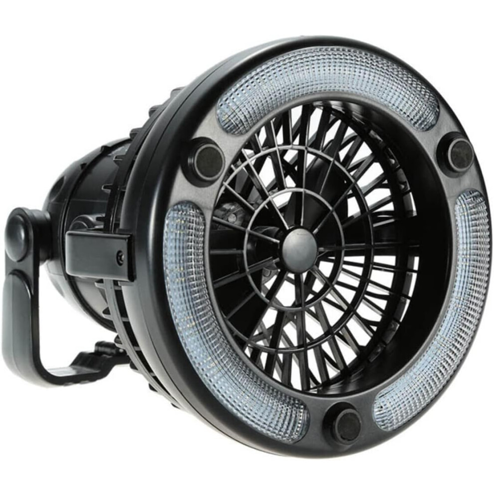2 Pack Tent Camping Ceiling Fan with LED Lights LED Camping Lantern for Outdoor Tent Lamp