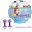 1 Pair Water Floating Dumbbell Pool Weights for Water Exercise Dumbbells Weights 3