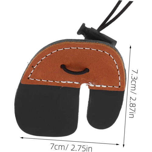 Archery Finger Protector Leather Archery Finger Saver Archery Tools Mittens Abs 1