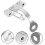High Performance Fencing Epee Socket Stainless Steel Epee Socket Bracket Replacement for Fencing Stand 2 Pcs 8
