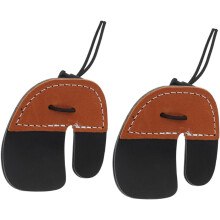 2pc Archery Finger Guard Professional Archery Layered Protector for Recurve Bows Small Finger Tab Guard