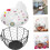 Metal Egg Storage Rack Decorative Egg Organizer Desktop Egg Storage Drawer Reliable Egg Holder for Kitchen 2