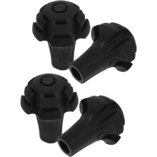 Stability Boost Hiking Pole Tips 4 Pack of Trekking Pole Tip Protectors for Enhanced Safety on Trails