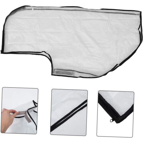 Transparent Golf Bag Rain Cover Durable Plastic Rain Cover 2