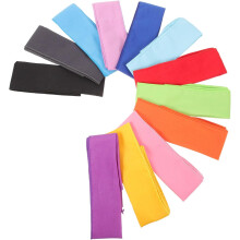 12pcs Ice Scarf Hiking Cooling Collar Cool Tie Soaked Neck Bandana Cooling Bandana Camping Ice Headband Convenient