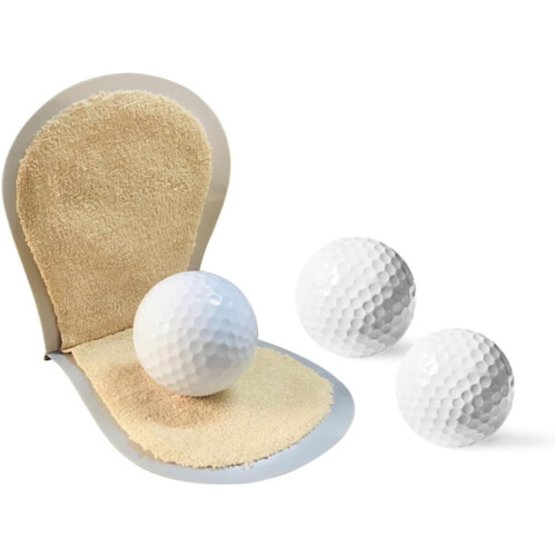 Essential Golf Accessory Cleaner Pocket Towel for Golf Balls Silver Practical Design for Course 2