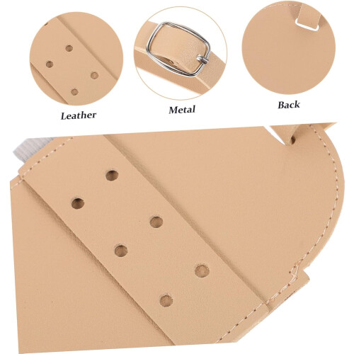 Golf Bag Accessory Leather Tee Holder Case Tee Carrier for Golfing Tees 2