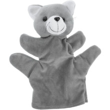 Cat Hand Puppet The Marionettes Puppets Pp Cotton Grey