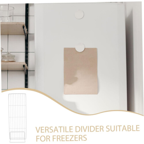 2 Sets Freezer Partition Refrigerator Partition Freezer Freezer Refrigerator Storage Rack 2