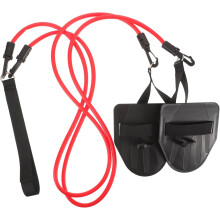 Swim Training Belt Tether Swimming Supplies Webbed Resistance Bands Swim Training Belt