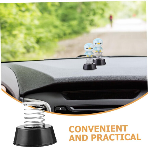 Doll Spring Replacement Base Shaking Head Car Ornament for Dashboard 4pcs Spring Toy Bases 2