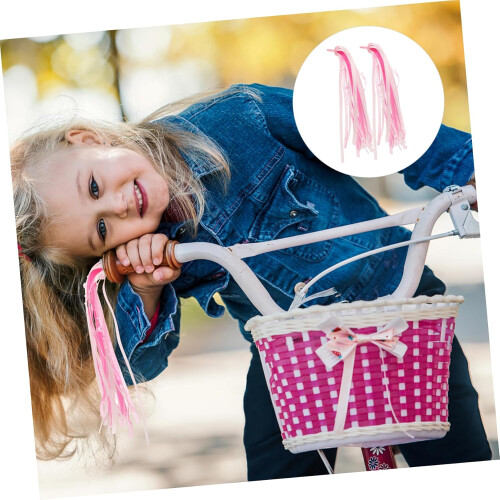 Decor 1 Pair Handlebar Streamers Long-lasting Gentle Materials Easy Installation on Handlebars 1