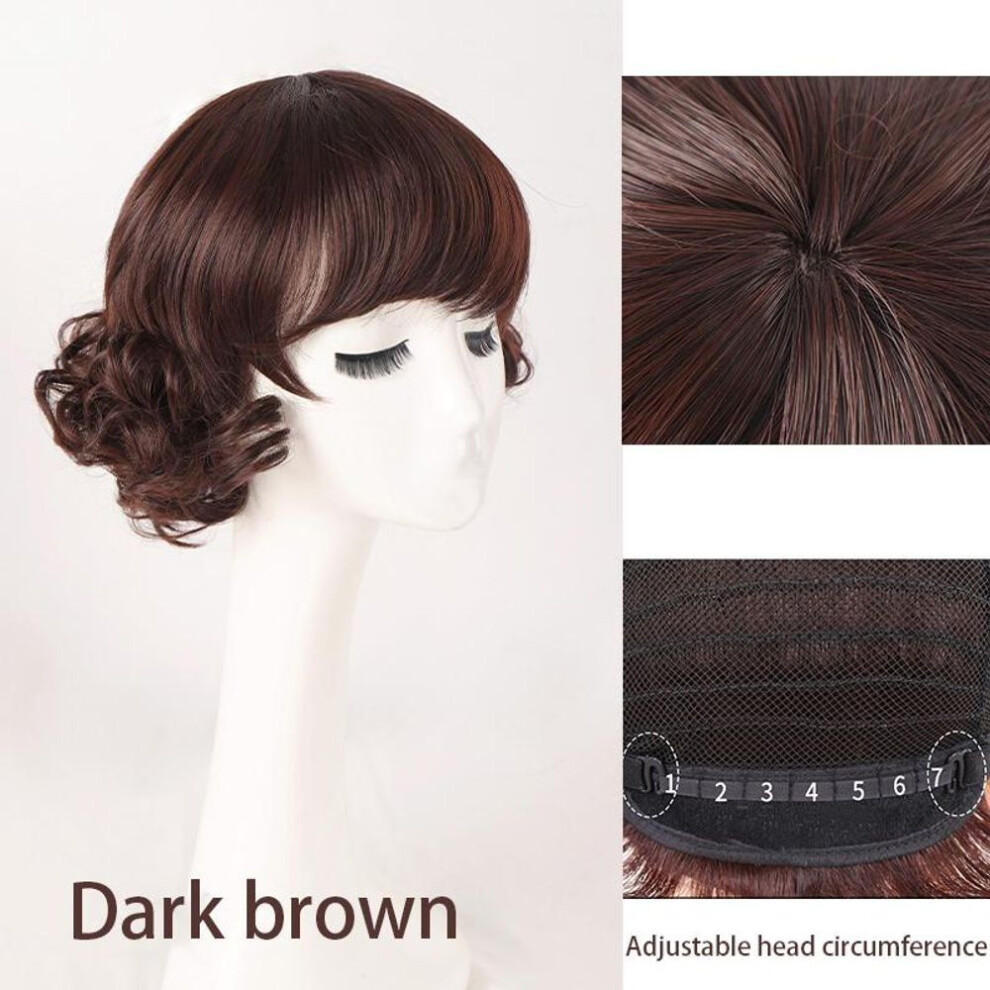Woman's Short Curly Synthetic Hair Wig