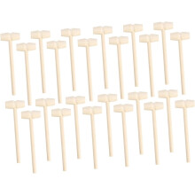 30 kpl Puinen vasarakumipora Fidget Sähköasentajat Mini Vasara Keittiö Nuija Auton varsi Palapelit Tinker Mallet Imu