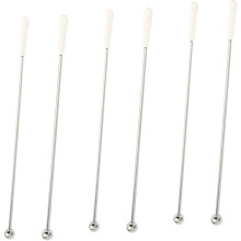 Ruostumattomat cocktailtikut ruostumattomasta teräksestä sekoitin Swizzle Stick 6 kpl setti
