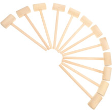 12 kpl Funny Mallet Ball Auto Mini Mallet Kit Nuija Auto Pieni Varsi Hammer Boy Power Number Mini Beat Bamboo