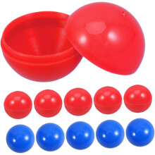 50 kpl Pallonväriset kapselit Värilliset Kapselit Ball Party Favor Pyöreät täytettävät Säiliöt Muovijuhla