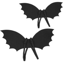 2kpl Bat Wings Koiran Lepakko Siivet Puku Halloween Lemmikkitarvikkeet Lemmikkien juhlaasut Halloween Rekvisiitta Cosplay Rekvisiitta Eva Black