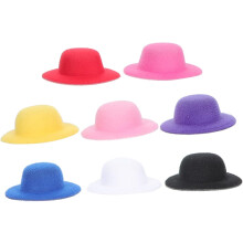 16 kpl Diy Hat Nukkehattu Koriste Topit Peg Dolls Mini Asusteet