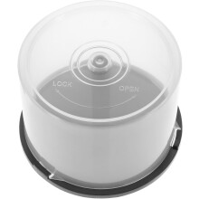 Muovinen DVD-tallennuspidike Tukeva CD-tallennussäiliö, 50 levyn kapasiteetti Helppokäyttöinen