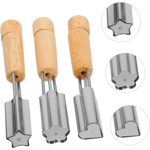 1 sarja Star Cupcake Mäntä Cupcake Middle Remover Cupcake Corer Tool 2