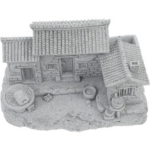 Mini jäljitelmä kiinalaistyylinen talo Pieni talo Koristeet Tiny House Miniature House